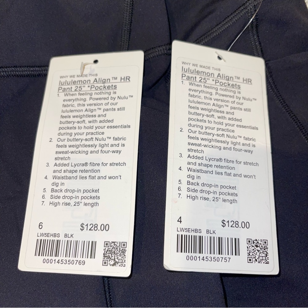 NWT Lululemon Align High Rise Pant with Pockets 25" - Picture 9 of 9
